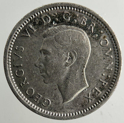 1937 George VI Threepence Silver Coin | Fine Collectable Grade
