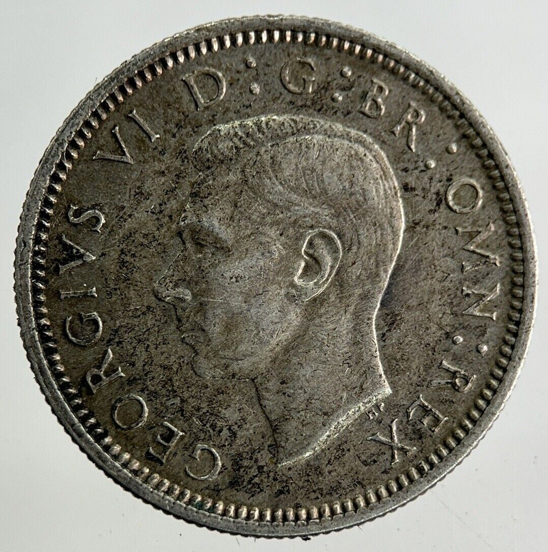 1937 George VI Sixpence Silver Coin | Very High Grade
