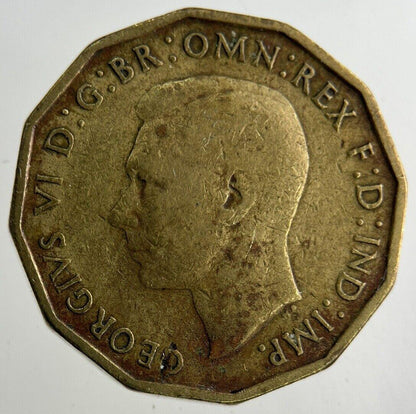 1937 George VI Threepence Coin | Fine Collectable Grade