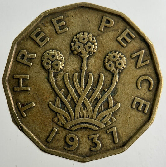 1937 George VI Threepence Coin | Fine Collectable Grade