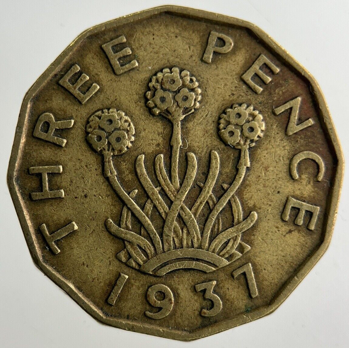 1937 George VI Threepence Coin | Fine Collectable Grade