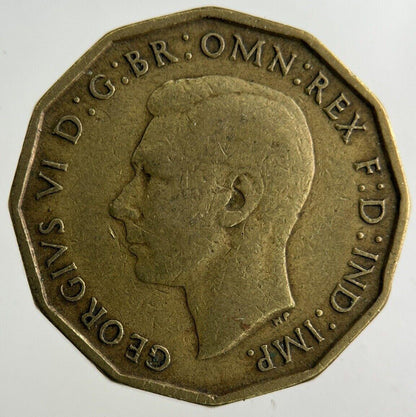 1937 George VI Threepence Coin | Fine Collectable Grade
