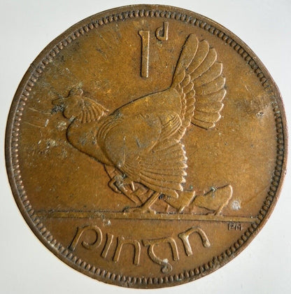 1937 Irish One Penny Coin | Fine Collectable Grade