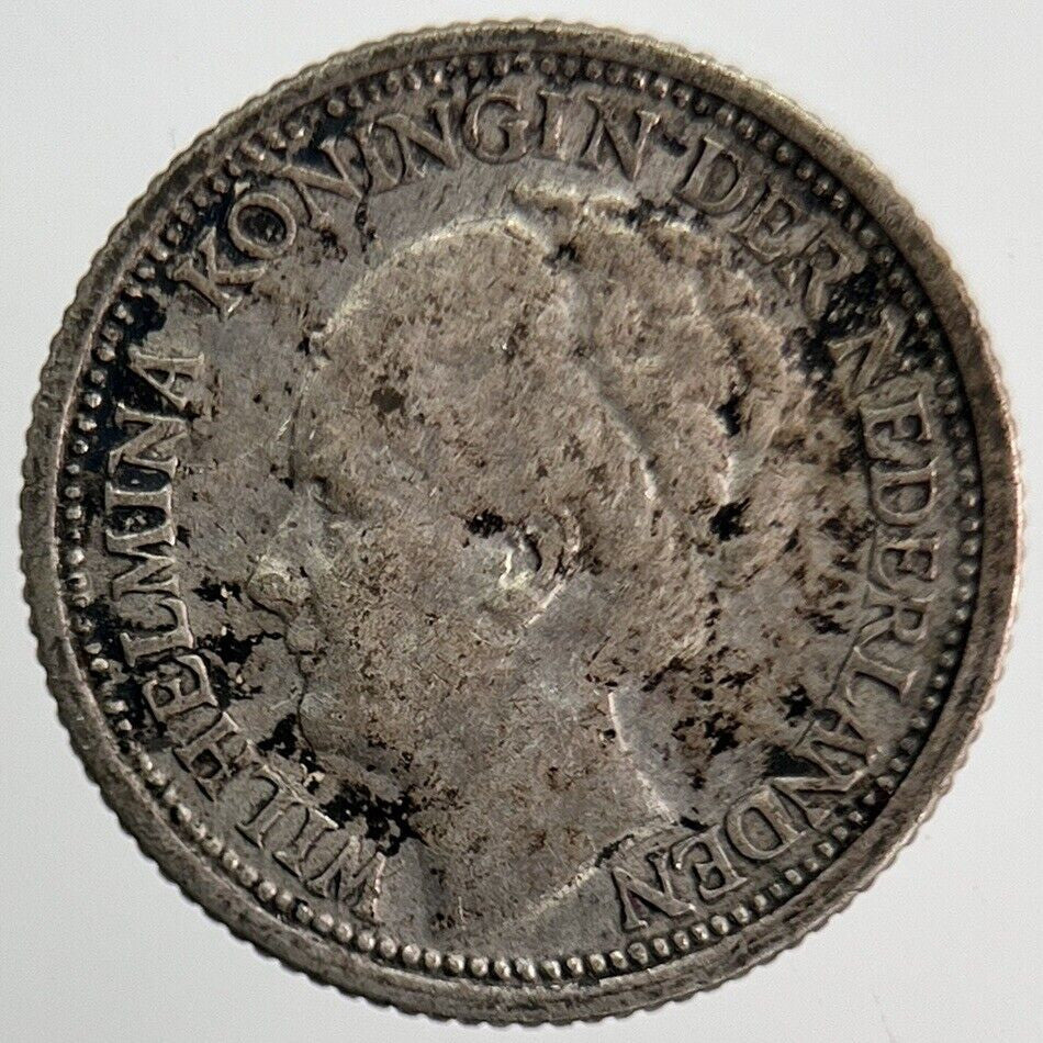 1937 Netherlands 10 Cents Silver Coin | Collectable Grade | a6288