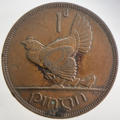 1937 Irish Penny Coin | Very High Grade | a4728