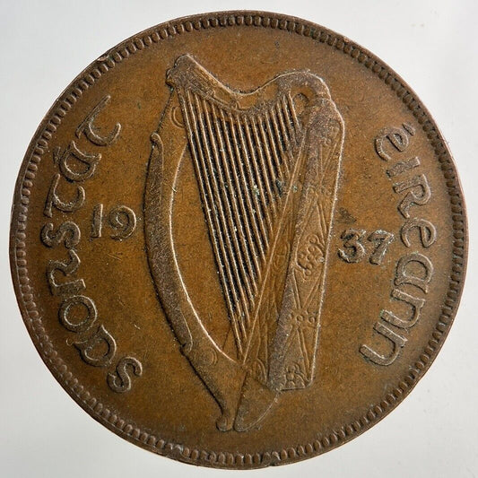 1937 Irish One Penny Coin | Collectable Grade