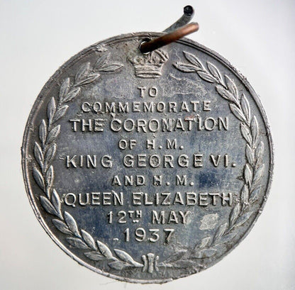 1937 King George VI Crowned Coronation Commemorative Medal
