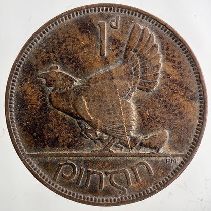 1937 Irish One Penny Coin | Fine Collectable Grade