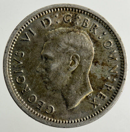 1937 George VI Threepence Silver Coin | Very High Grade