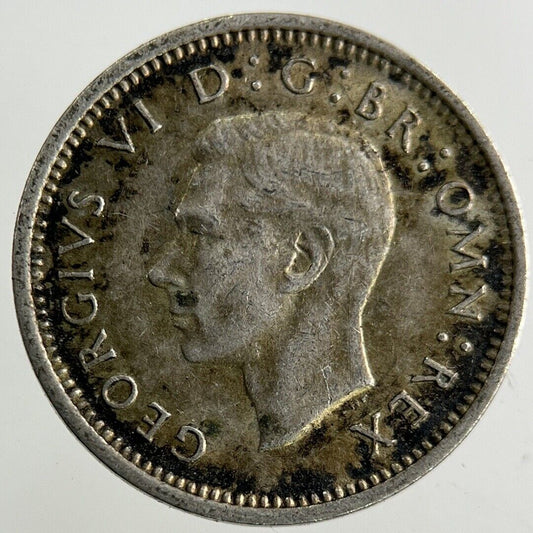 1937 George VI Threepence Silver Coin | Very High Grade