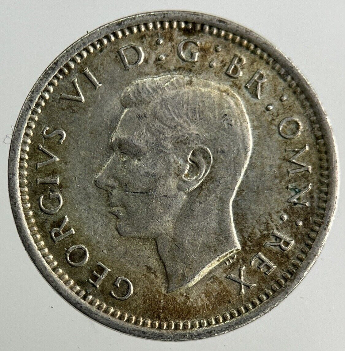 1937 George VI Threepence Silver Coin | Very High Grade