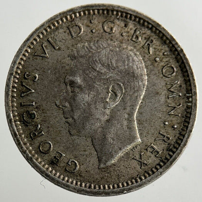 1937 George VI Threepence Silver Coin | Very High Grade