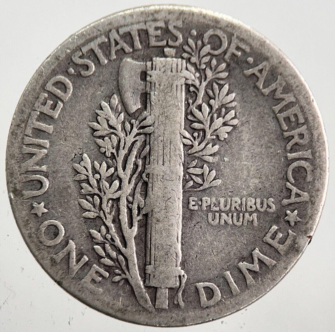 1937 US USA Mercury Dime Silver Coin | Collectable Grade | a7822