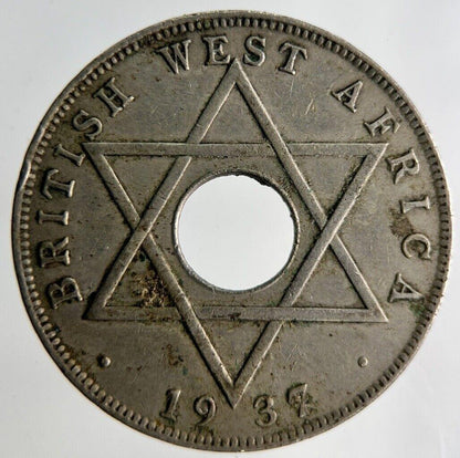 1937 West Africa Half-Penny Coin | Fine Collectable Grade
