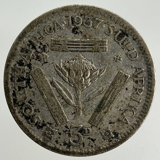 1937 South Africa Threepence Silver Coin | Collectable Grade