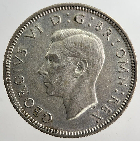 1938 George VI British One Shilling Silver Coin | Very High Grade | a8256