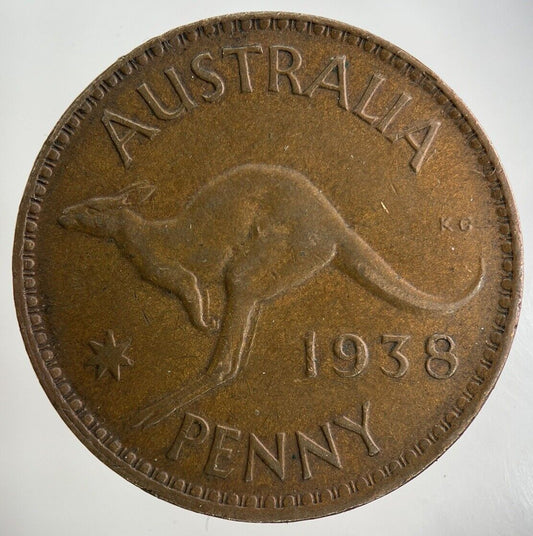 1938 Australia One Penny Coin | Fine Collectable Grade