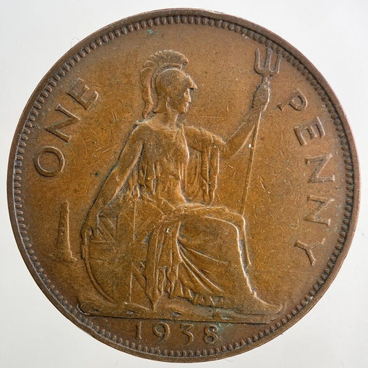 1938 George VI One Penny Coin | Fine Collectable Grade