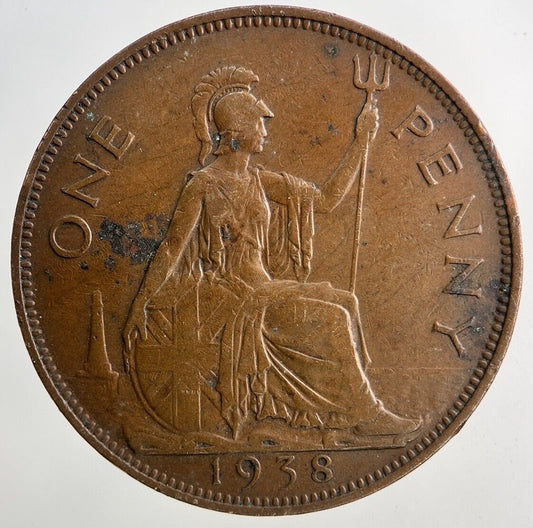 1938 George VI One Penny Coin | Fine Collectable Grade