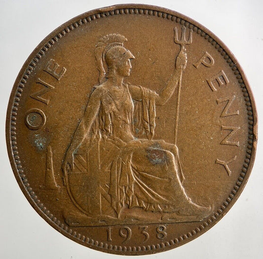 1938 George VI One Penny Coin | Fine Collectable Grade