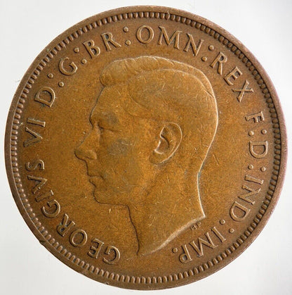 1938 George VI One Penny Coin | Fine Collectable Grade
