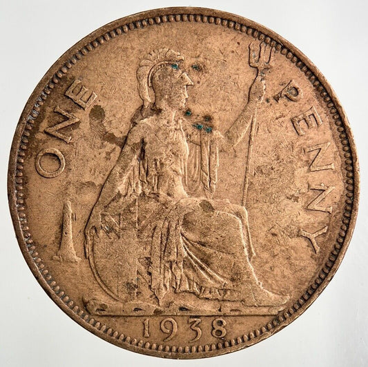 1938 George VI One Penny Coin | Fine Collectable Grade