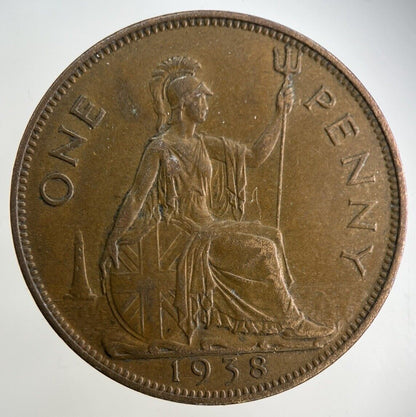 1938 George VI One Penny Coin | Very High Grade