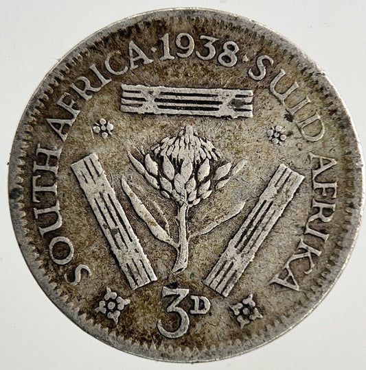 1938 South Africa Threepence Silver Coin | Collectable Grade