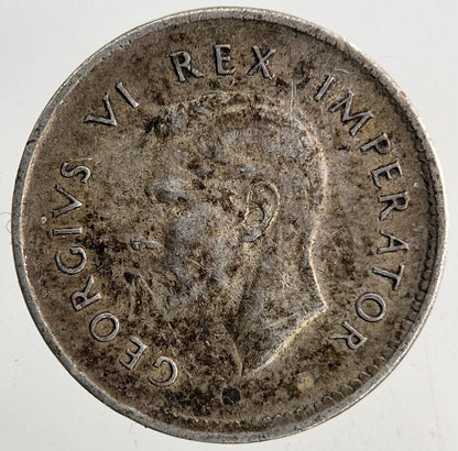 1938 South Africa Threepence Silver Coin | Fine Collectable Grade