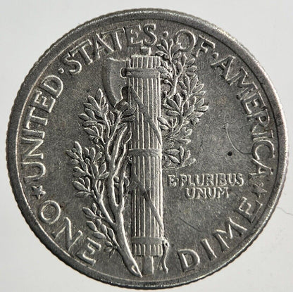1938 US USA Mercury Dime Silver Coin | Very High Grade