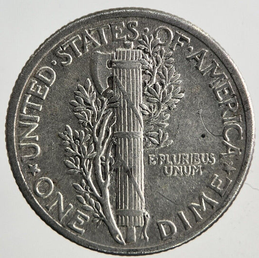1938 US USA Mercury Dime Silver Coin | Very High Grade