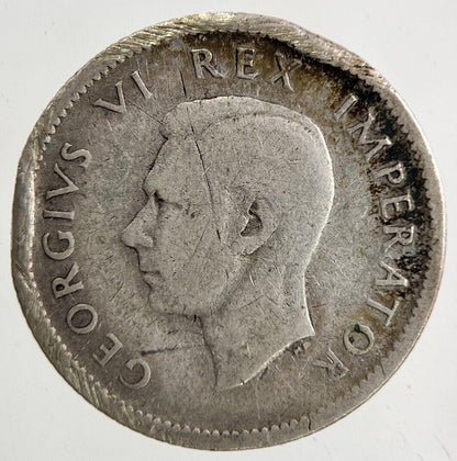 1938 South Africa Sixpence Silver Coin | Collectable Grade