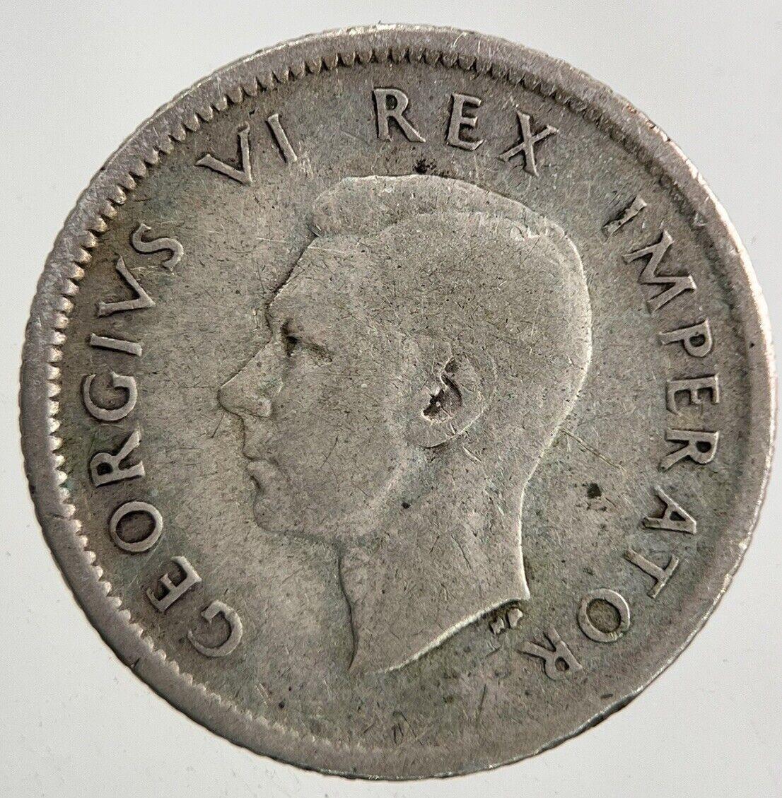 1938 South Africa Sixpence Silver Coin | Collectable Grade