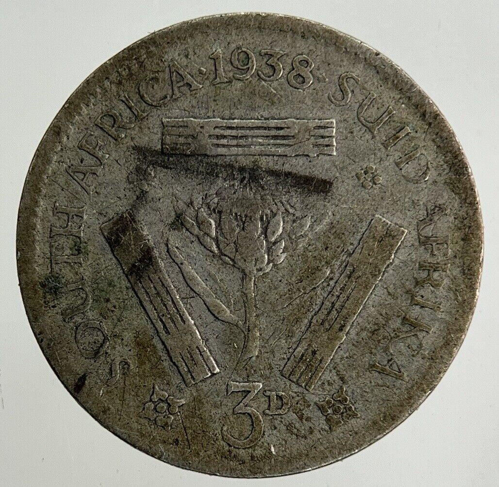 1938 South Africa Threepence Silver Coin | Collectable Grade