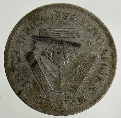 1938 South Africa Threepence Silver Coin | Collectable Grade