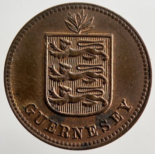 1938 Guernsey 1 One Double Coin | Very High Grade | a1631