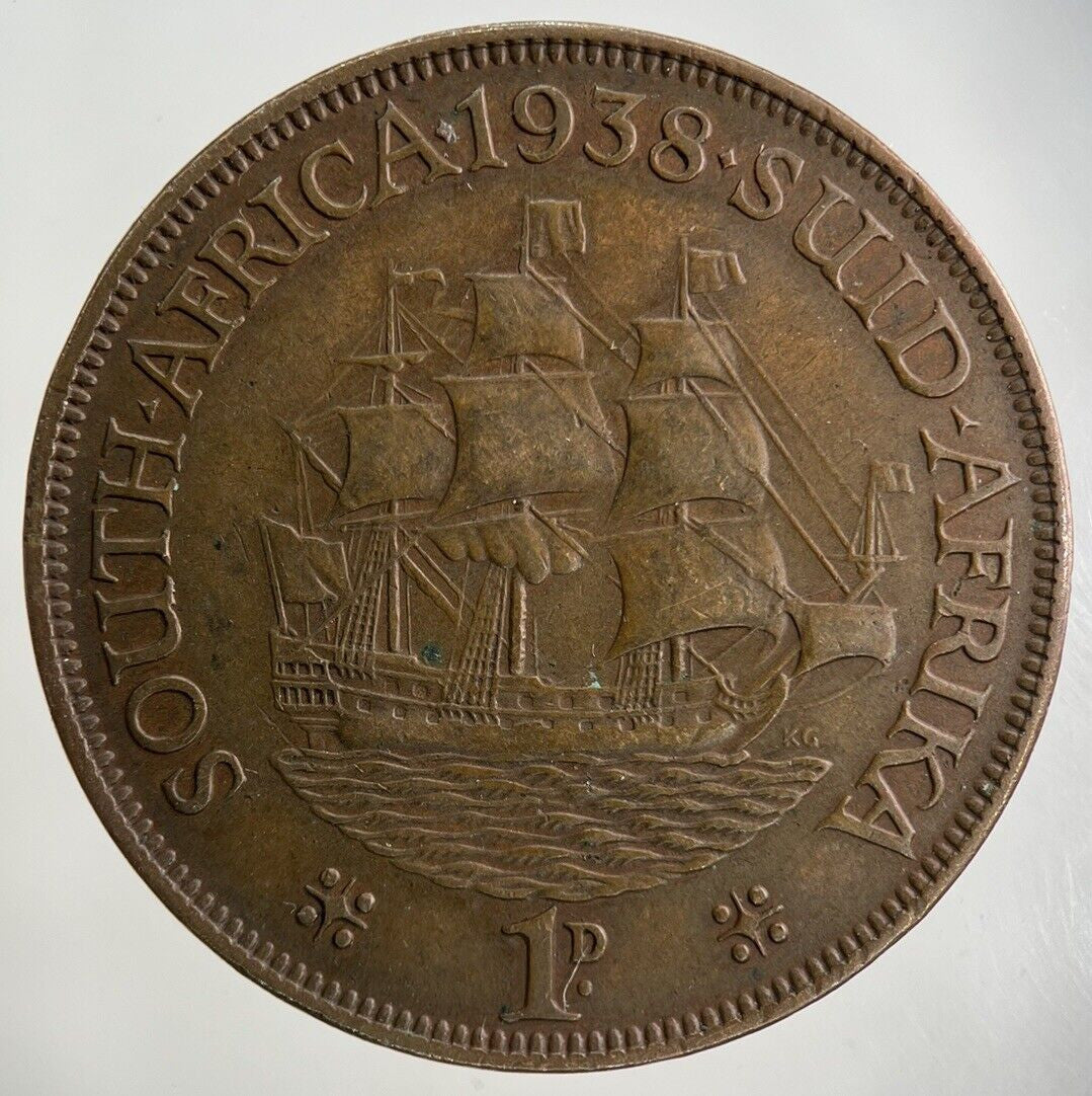 1938 South Africa One Penny Coin | Fine Collectable Grade