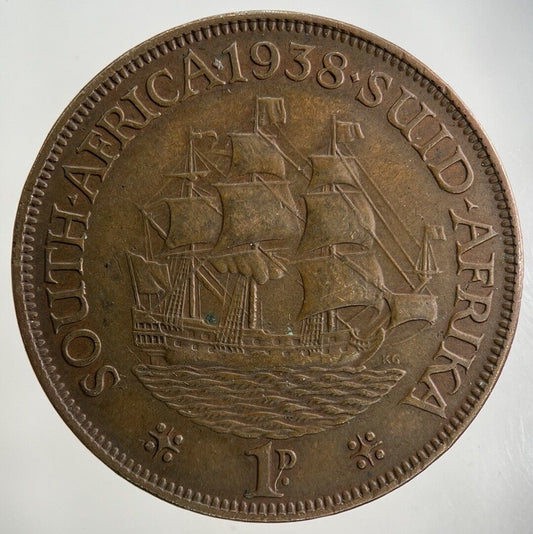 1938 South Africa One Penny Coin | Fine Collectable Grade