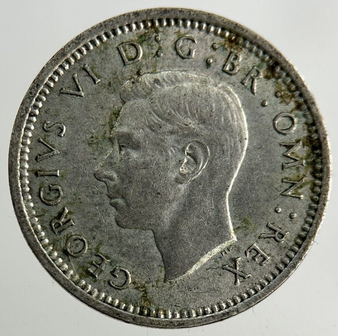 1938 George VI Threepence Silver Coin | Very High Grade