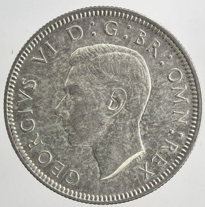 1939 George VI British One Shilling Silver Coin | Very High Grade | a6760