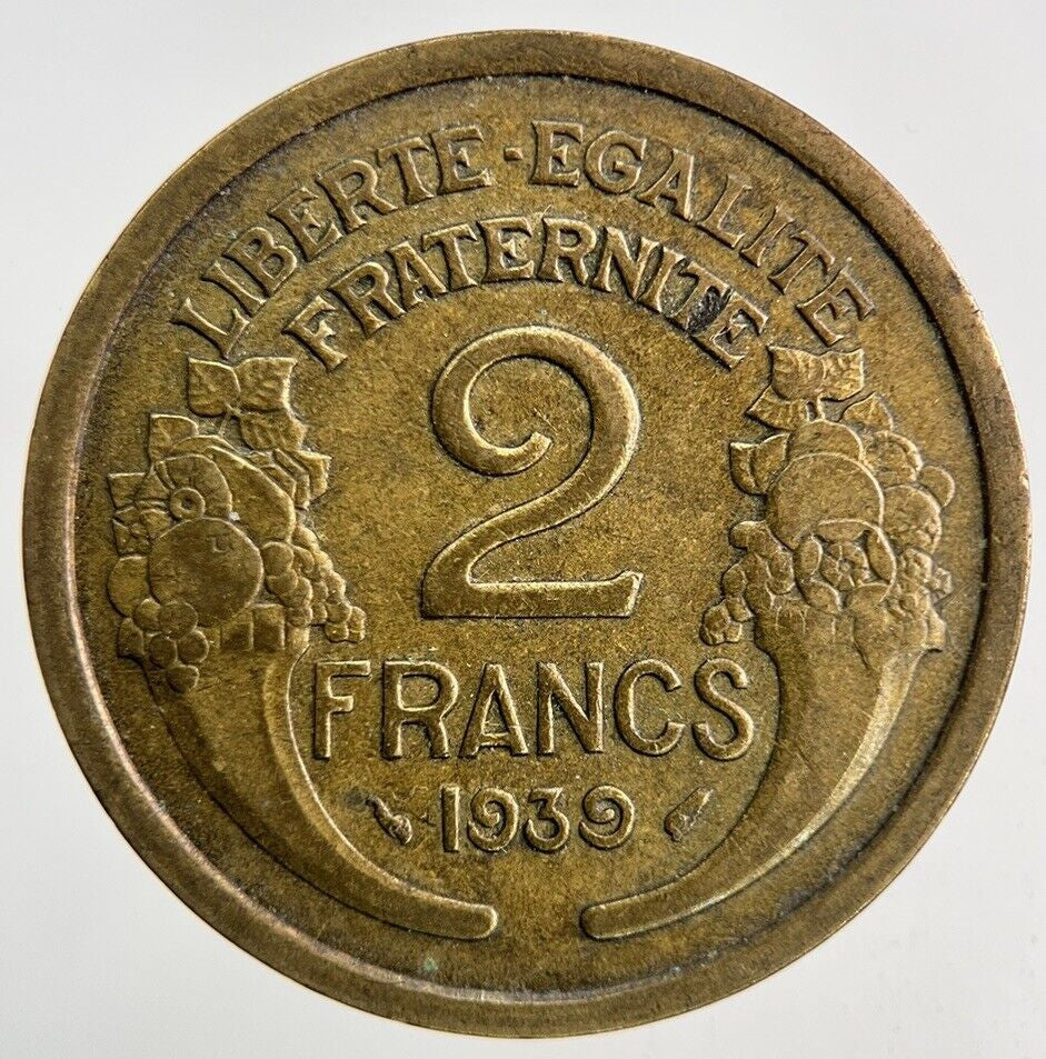 1939 France 2 Francs Coin | Fine Collectable Grade