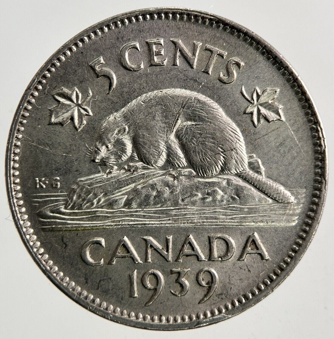 1939 Canada 5 Cents Coin | Fine Collectable Grade