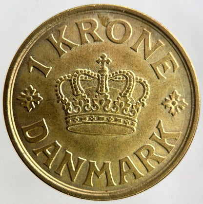 1939 Denmark 1 Krone Coin | Fine Collectable Grade