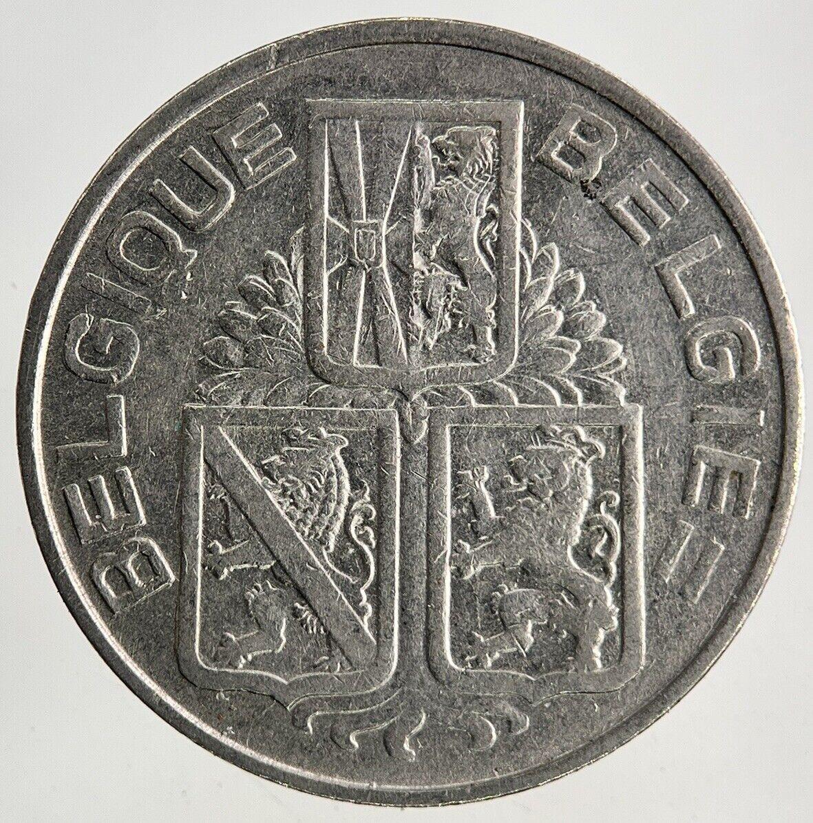 1939 Belgium 1 Franc Coin | Fine Collectable Grade