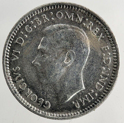 1939 Australia Threepence Silver Coin | Fine Collectable Grade