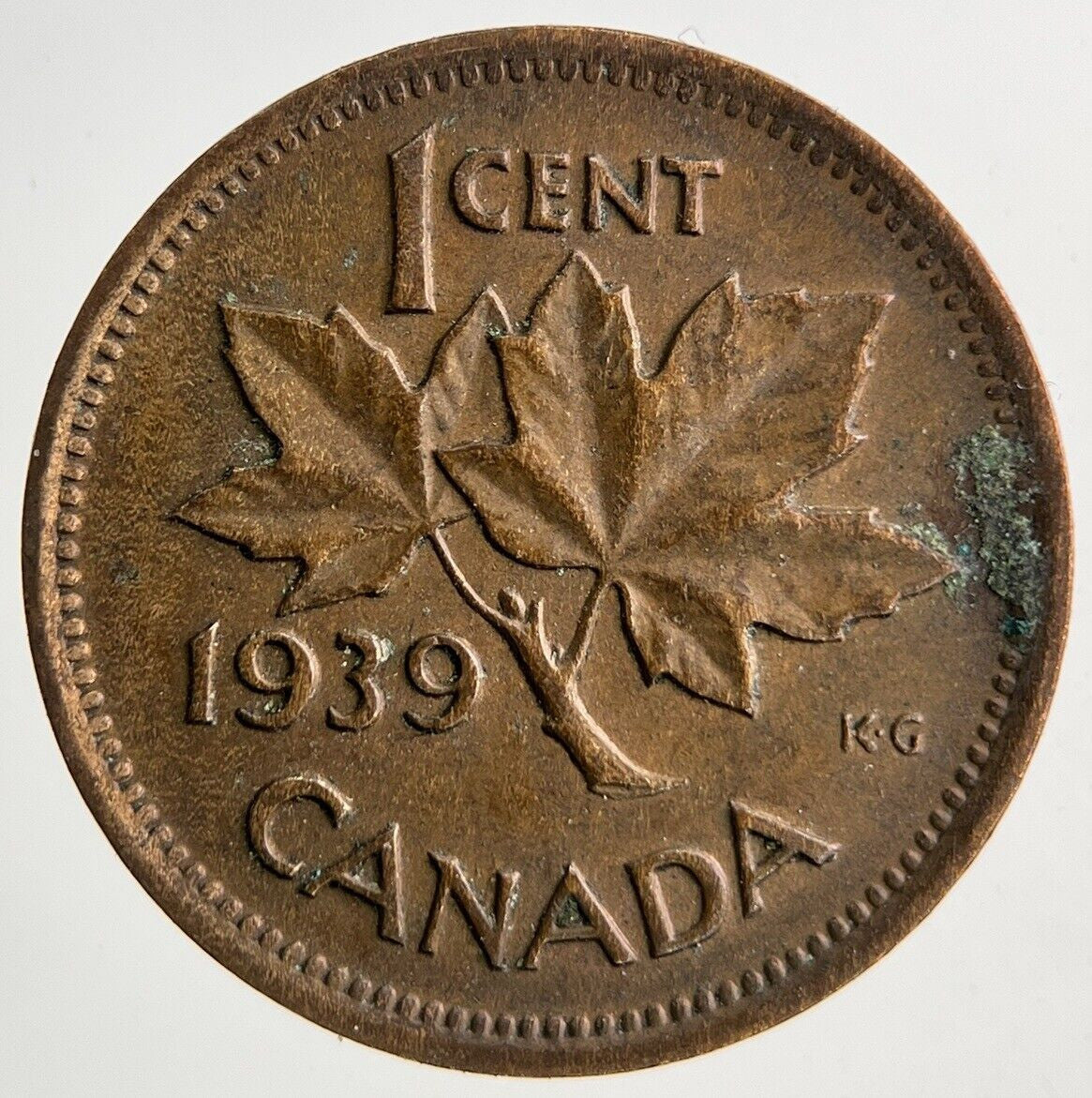 1939 Canada 1 Cent Coin | Very High Grade