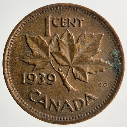 1939 Canada 1 Cent Coin | Very High Grade