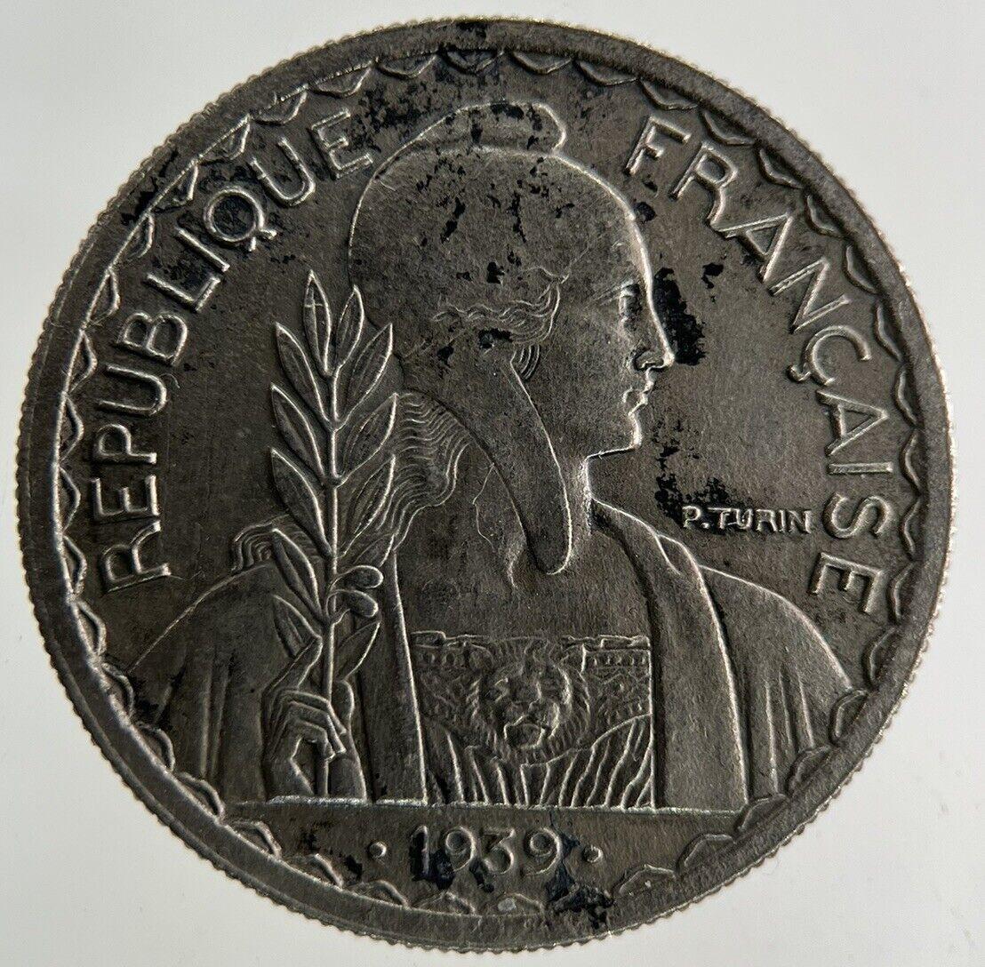 1939 France Indo China 20 Centimes Coin | Fine Collectable Grade