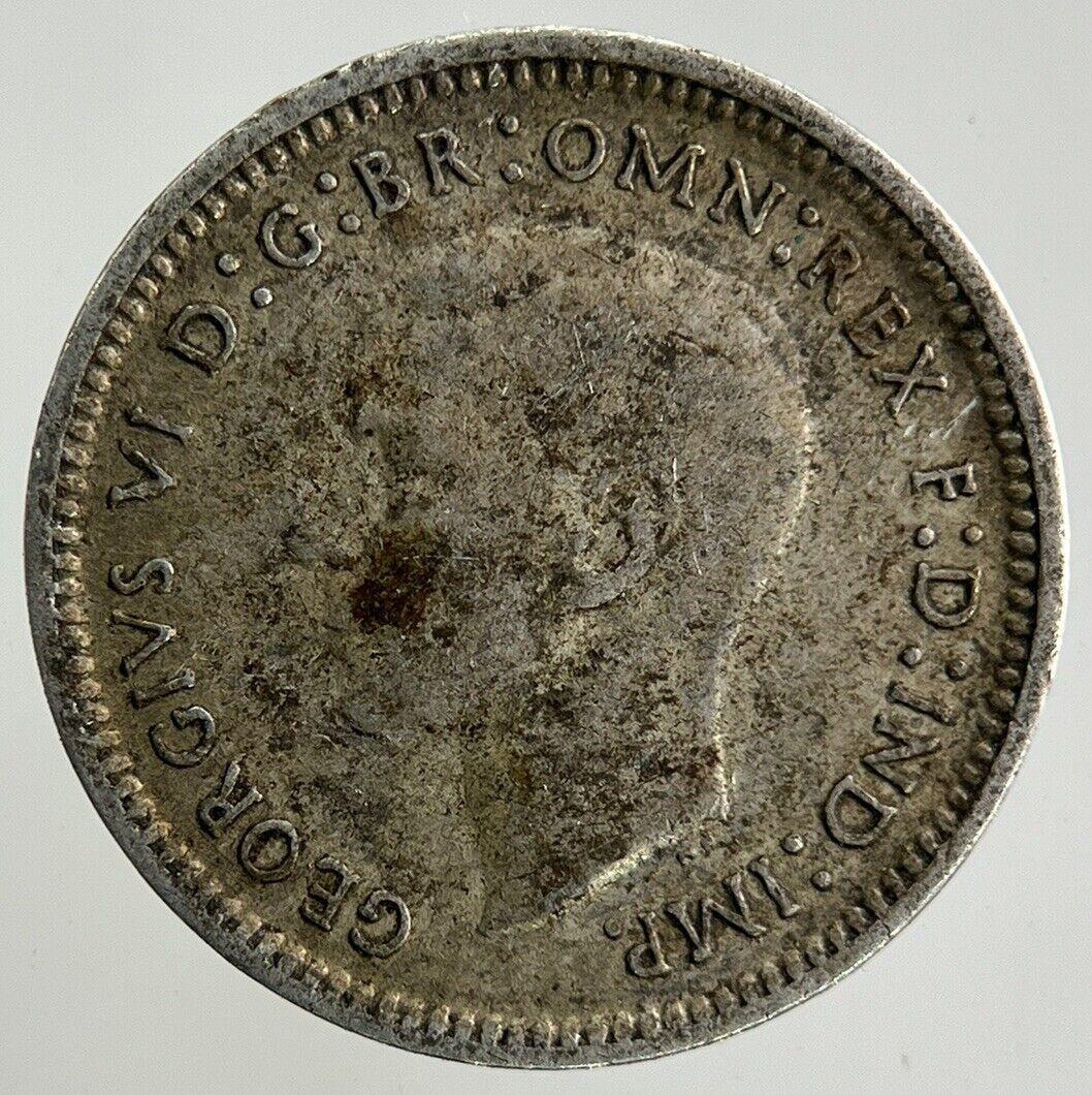 1939 Australia Threepence Silver Coin | Fine Collectable Grade