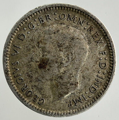 1939 Australia Threepence Silver Coin | Fine Collectable Grade